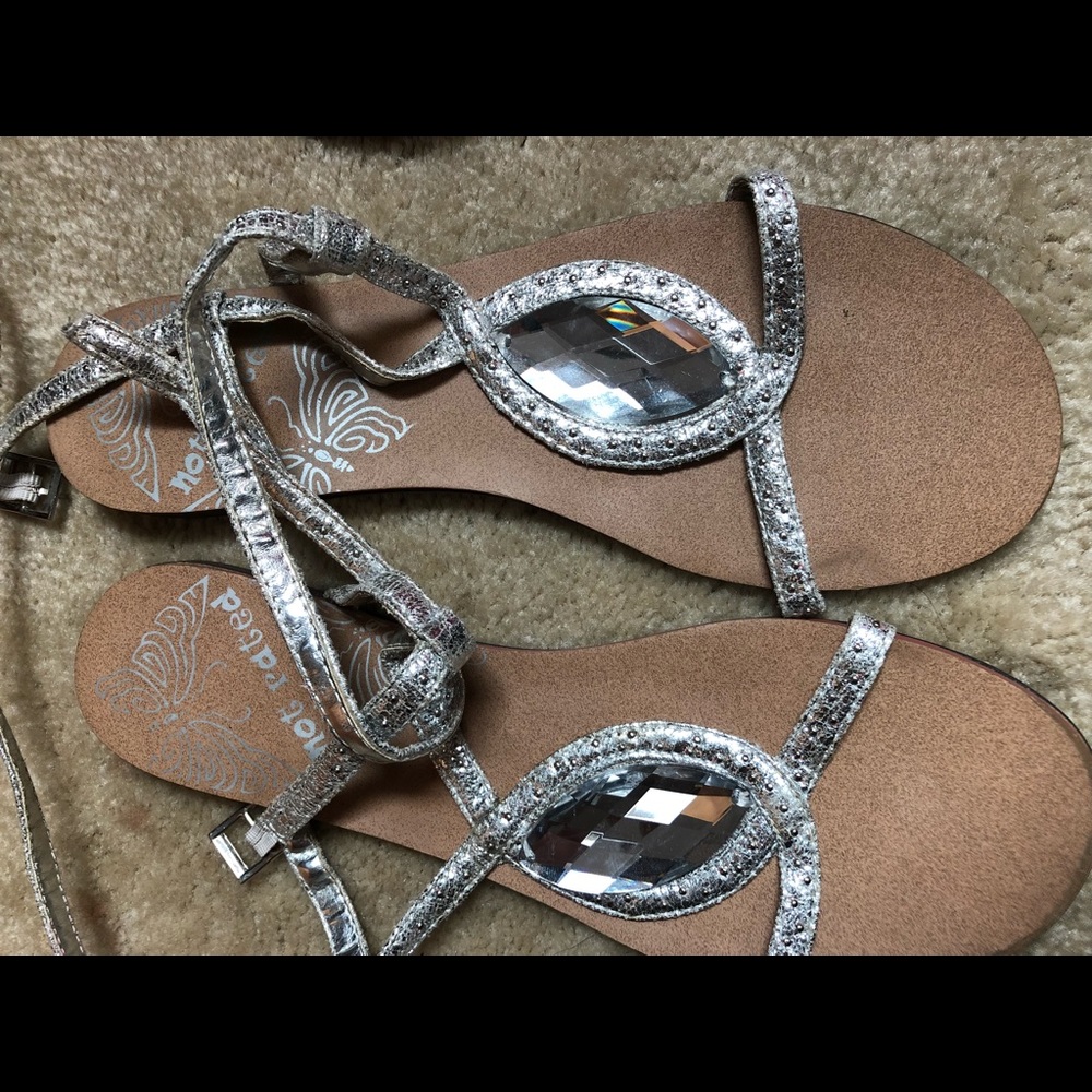 Lace up sandals